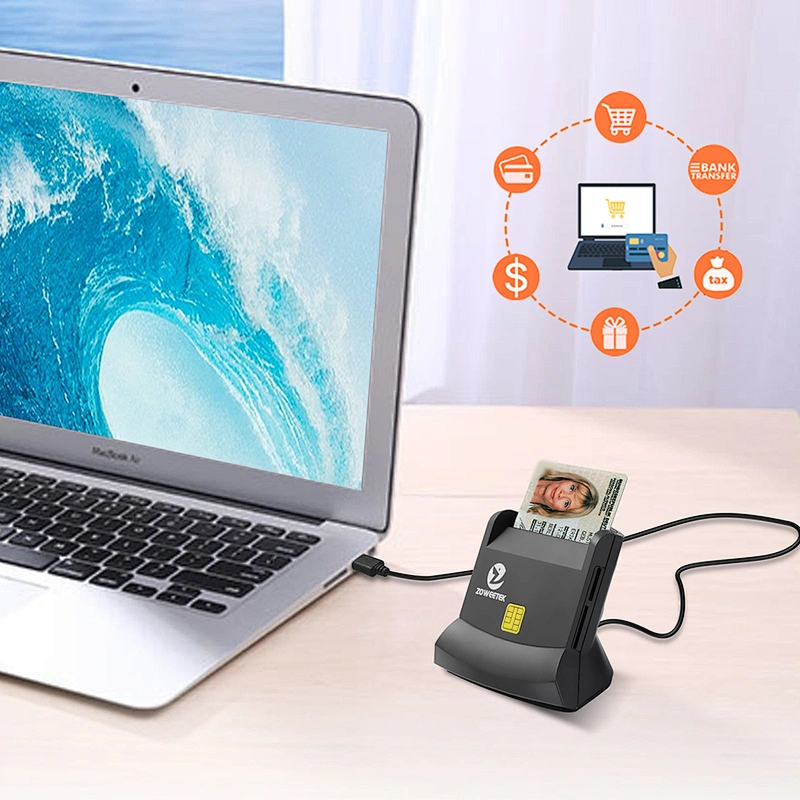 ZOWEETEK Multifunction IC/ID/TF/Micro SD/MMC/SIM Smart SD Card Reader