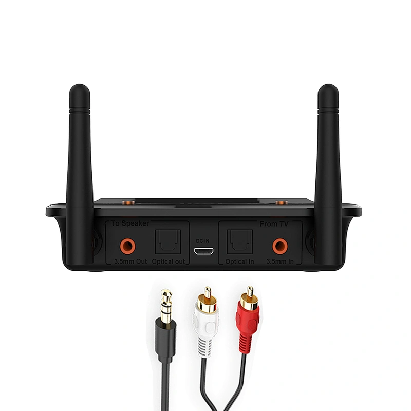 1Mii 2-in-1 Bluetooth Audio Adapter, Wireless Receiver and Transmitter with aptX HD / atpX Low Latency, Dual Link for TV