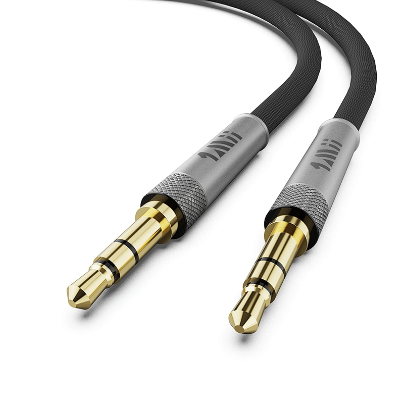 1Mii (3.3ft) 3.5mm AUX Audio Cable Male to Male Nylon Braided, Hi-Fi Sound Auxiliary Extension Cable for Headphones