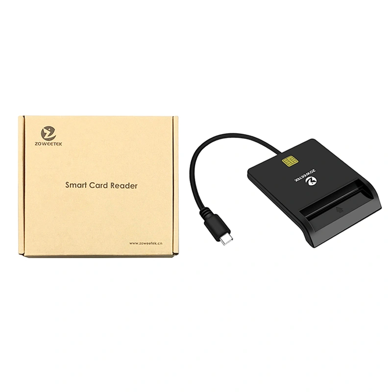 Best USB-C Smart Card Reader for PC, Single ID/IC Contact Chip Reader