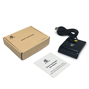 ZOWEETEK ZW-12026-1 CAC Card Reader Military, Smart Card Reader DOD Military USB Common Access CAC, Compatible with Windows, Mac OS and Linux