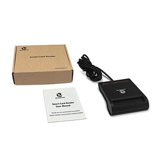 ZOWEETEK USB 2.0 Credit Card Reader Writer DNi/CAC/IC/ID/ATM/Bank EMV Card Reader