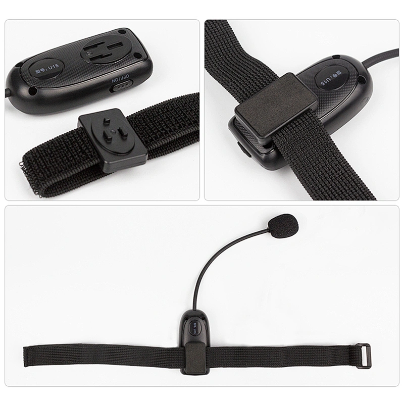 Multi-function Light Rechargeable Instrument Microphone With Receiver Erhu Musical Cordless Wireless Condenser Microphone