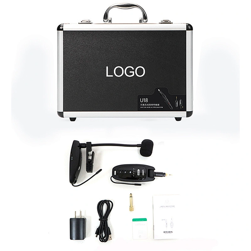 Original Sound Transmitter Receiver Plug&Play Instrument Mic System UHF Wireless Microphone for Saxophone Trumpets