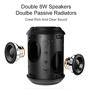Portable Mini Rechargeable DSP Bluetooth Speaker support TWS function IPX5 Waterproof for Outdoor