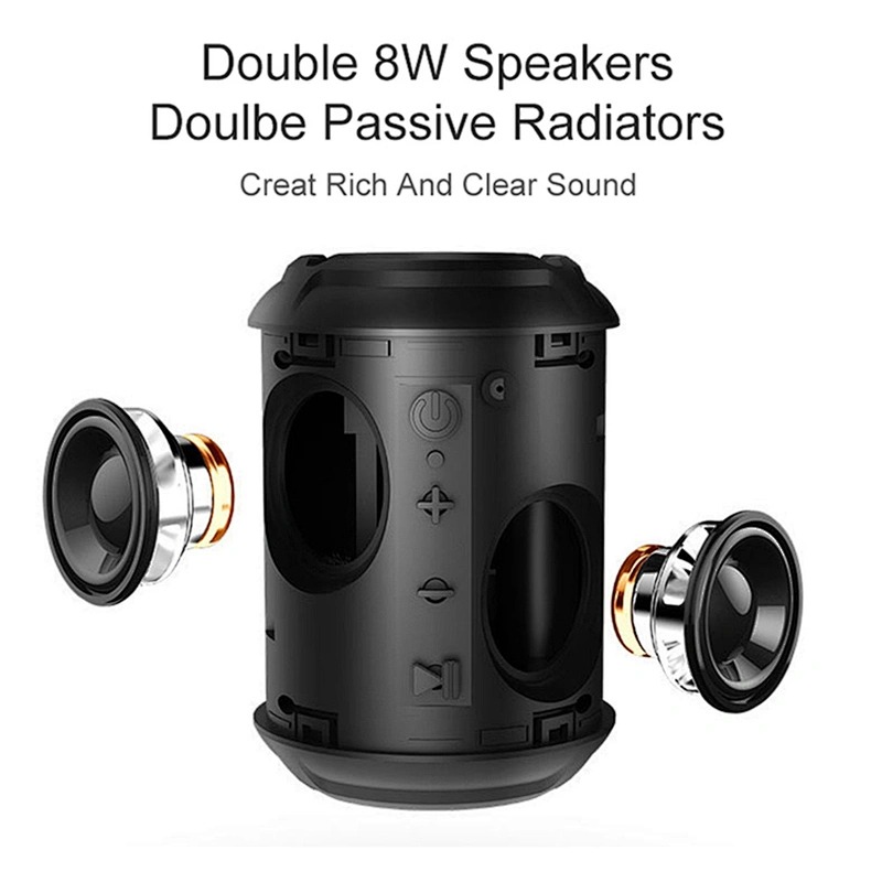 Portable Mini Rechargeable DSP Bluetooth Speaker support TWS function IPX5 Waterproof for Outdoor