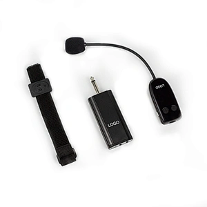 Multi-function Light Rechargeable Instrument Microphone With Receiver Erhu Musical Cordless Wireless Condenser Microphone