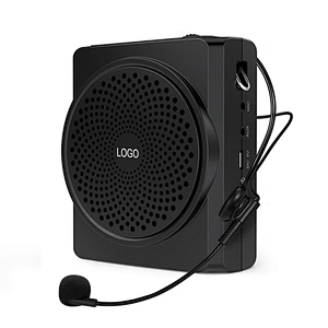 16W Loud Waistband PA Speaker Wired Microphone USB AUX Rechargeable Teacher Voice Amplifier