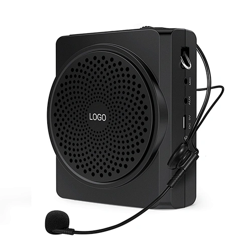 16W Loud Waistband PA Speaker Wired Microphone USB AUX Rechargeable Teacher Voice Amplifier