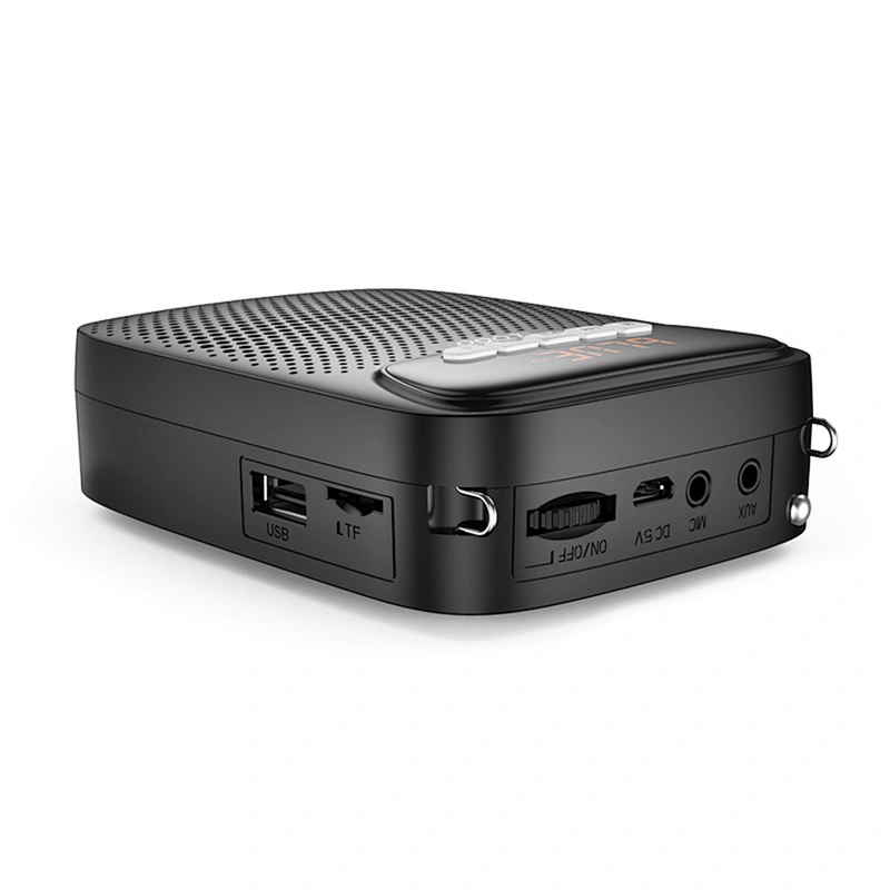 15W Portable Rechargeable Waistband PA System Personal Sound Voice Amplifier with UHF Wireless Microphone