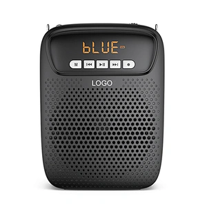 15W Portable Rechargeable Waistband PA System Personal Sound Voice Amplifier with UHF Wireless Microphone