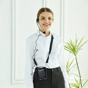 13W 1800mAh Lithium Battery Tutor Teachers Loudspeaker FM Wired Microphone Voice Amplifier With Recording