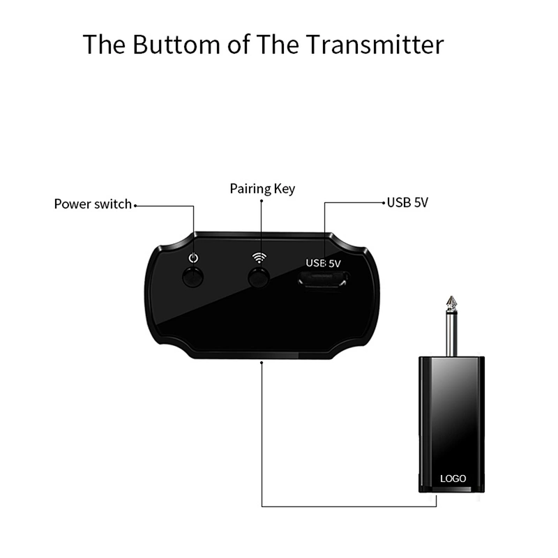UHF Double Professional Wireless Microphone System Karaoke Handheld Coil-moving Microphone For Church/Speech