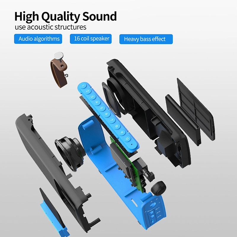 Portable Rechargeable Personal Digital Speaker For Church Guidance Screen Display Bluetooth Speaker