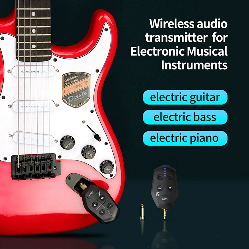 Electro-acoustic Microphone System Mini Size Portable Rechargeable UHF Wireless Instrument Microphone Set