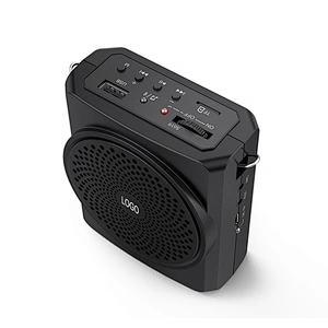 16W Loud Waistband PA Speaker Wired Microphone USB AUX Rechargeable Teacher Voice Amplifier