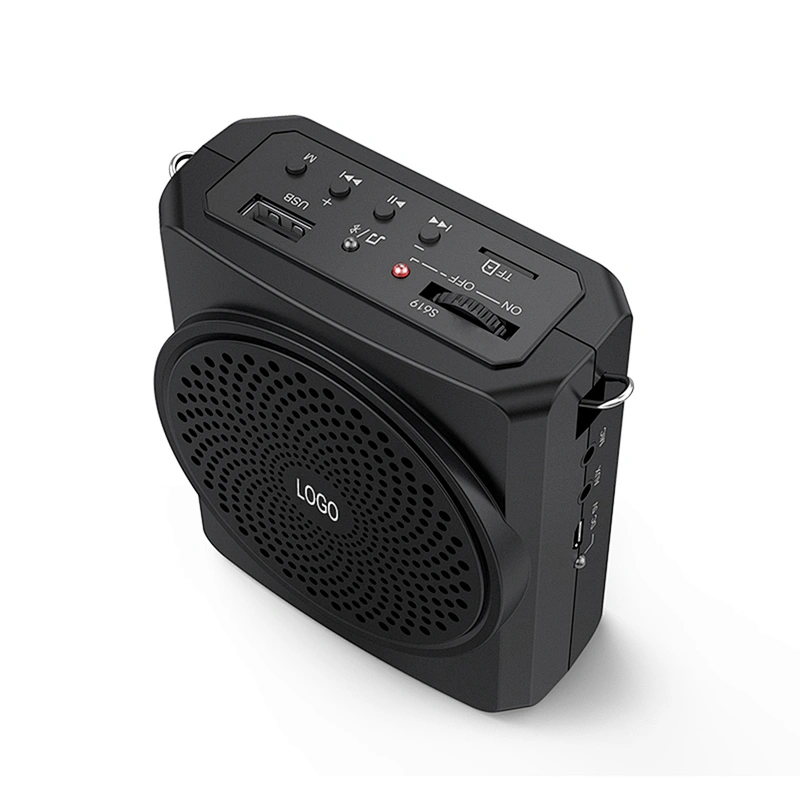 16W Loud Waistband PA Speaker Wired Microphone USB AUX Rechargeable Teacher Voice Amplifier
