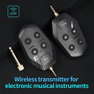 Electro-acoustic Microphone System Mini Size Portable Rechargeable UHF Wireless Instrument Microphone Set