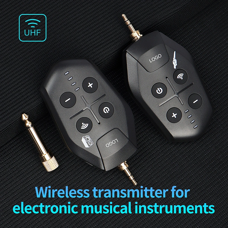 Electro-acoustic Microphone System Mini Size Portable Rechargeable UHF Wireless Instrument Microphone Set
