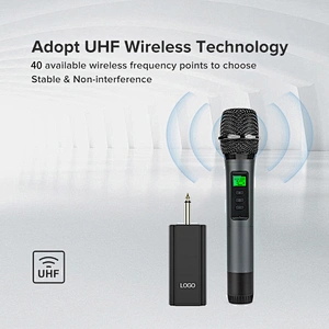 Handheld Conference Speech Teaching Karaoke Singing Dynamic Mic microphones Portable Cordless UHF Wireless Microphone