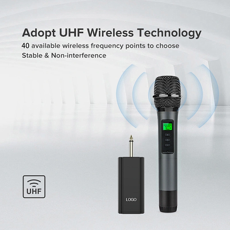 Handheld Conference Speech Teaching Karaoke Singing Dynamic Mic microphones Portable Cordless UHF Wireless Microphone