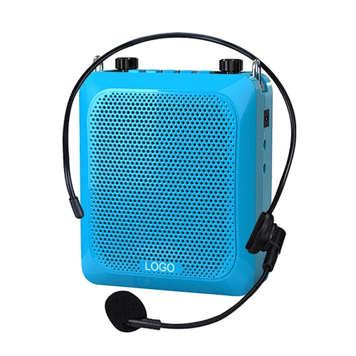 25W High Power Portable Voice Amplifier with Wired Acoustic Microphone 2000mAh Rechargeable Battery for Teachers