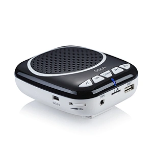Lightweight Mini Portable Meeting Tour Guide Voice Amplifier with Wired Microphone Rechargeable Bluetooth Speaker