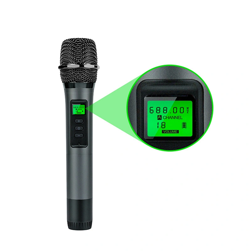 Handheld Conference Speech Teaching Karaoke Singing Dynamic Mic microphones Portable Cordless UHF Wireless Microphone