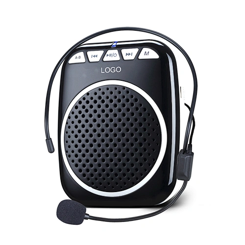 Lightweight Mini Portable Meeting Tour Guide Voice Amplifier with Wired Microphone Rechargeable Bluetooth Speaker