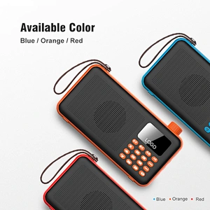 Mini Size Portable Rechargeable Digital Bluetooth Wireless Speaker with FM Radio, TF Card Play