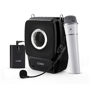 25 Watts Big Power Class Teaching Portable Dual Wireless Sound Equipment Voice Amplifier Set With Handheld and Headset Microphone