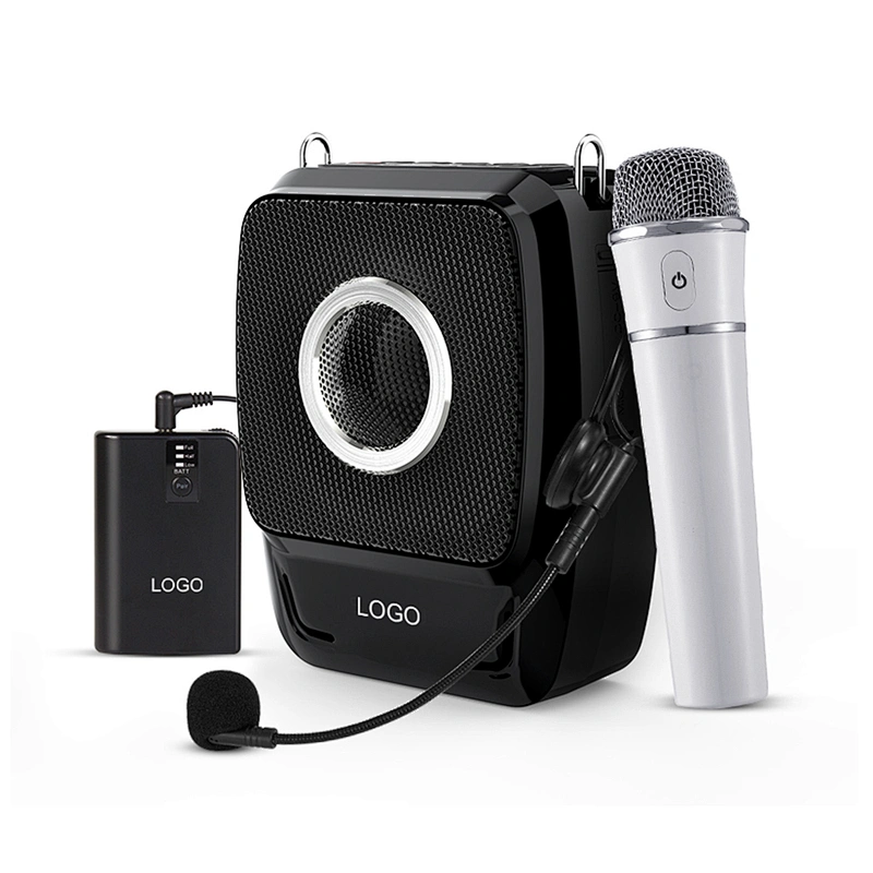 25 Watts Big Power Class Teaching Portable Dual Wireless Sound Equipment Voice Amplifier Set With Handheld and Headset Microphone