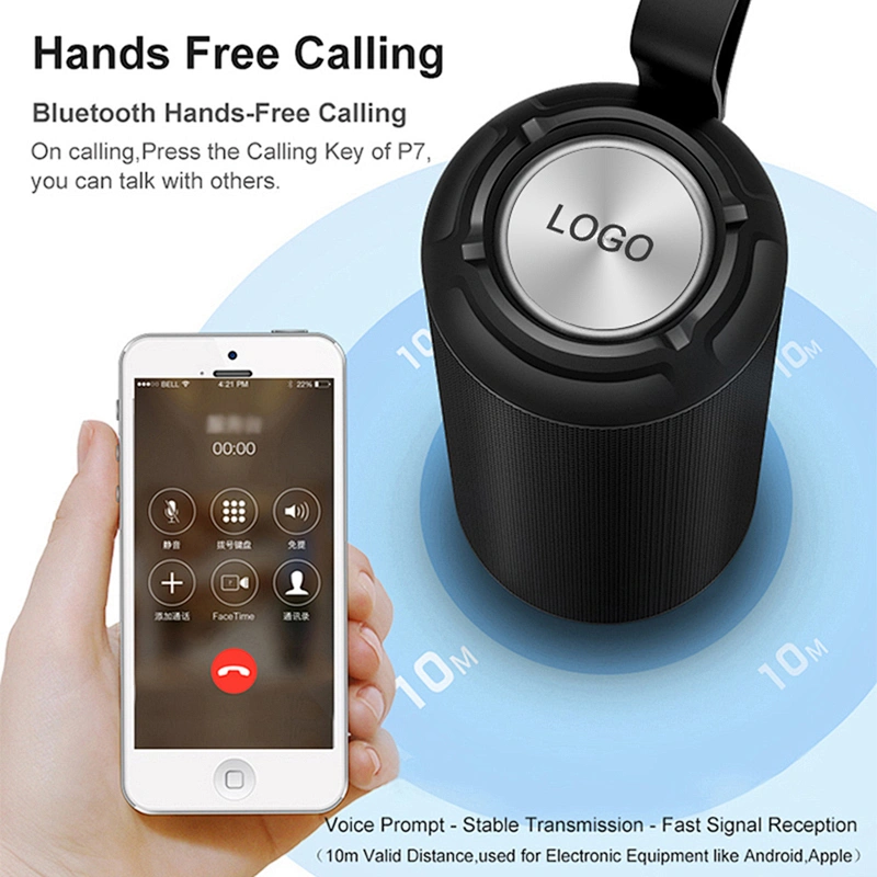 Portable IPX5 Waterproof Speaker Bass DSP Sound MP3 Player TWS Wireless BT Speaker Outdoor Bluetooth Speaker