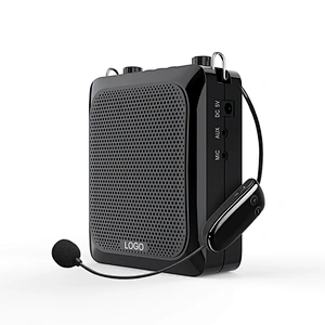 Portable Bluetooth 5.0 Speaker with Headset Wireless Microphone Rechargeable Teaching UHF Voice Amplifier HiFi Recording