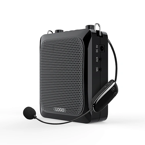 Portable Bluetooth 5.0 Speaker with Headset Wireless Microphone Rechargeable Teaching UHF Voice Amplifier HiFi Recording