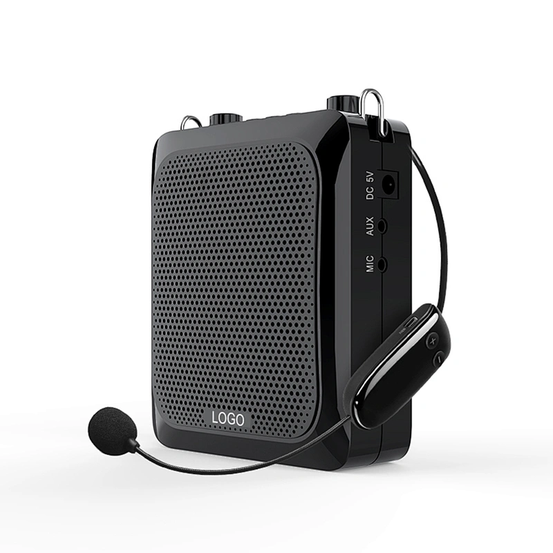 Portable Bluetooth 5.0 Speaker with Headset Wireless Microphone Rechargeable Teaching UHF Voice Amplifier HiFi Recording