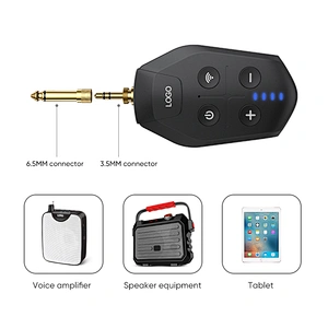 UHF Wireless Audio Transmitter Receiver Rechargeable Live Broadcast Microphone Support Lavalier Mic and Headset Mic