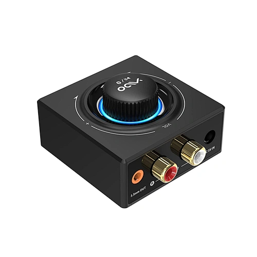 Bluetooth Audio Adapter for Music Streaming Sound System, Bluetooth Receiver with RCA/AUX for Car, Phone, Speaker