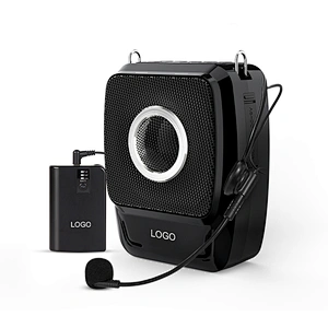 25 Watts Big Power Class Teaching Portable Dual Wireless Sound Equipment Voice Amplifier Set With Handheld and Headset Microphone