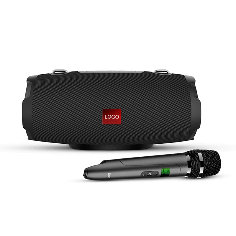 50W Output Power Portable Speaker with UHF Wireless Microphone Built-in 4000mAh Lithium Battery for Karaoke