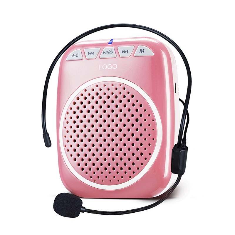 Lightweight Mini Portable Meeting Tour Guide Voice Amplifier with Wired Microphone Rechargeable Bluetooth Speaker