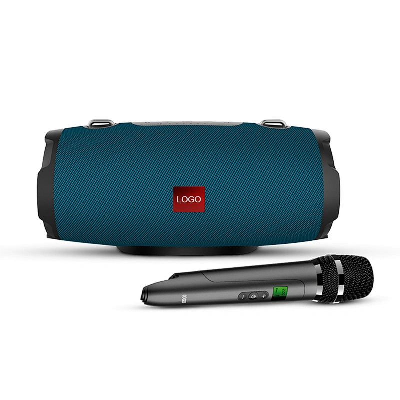 50W Output Power Portable Speaker with UHF Wireless Microphone Built-in 4000mAh Lithium Battery for Karaoke