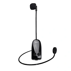 30m Wireless Distance UHF Technology Portable Headset Wireless Microphone with 3.5mm and 6.5mm Connector for Audio Equipment
