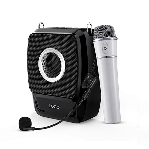 Multimedia Original Sound Voice Amplifier 25W Powerful Portable Rechargeable Speaker with Handheld Wireless Mic and Wired Mic