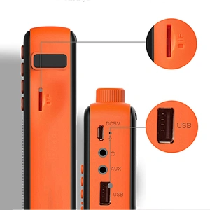Mini Size Portable Rechargeable Digital Bluetooth Wireless Speaker with FM Radio, TF Card Play