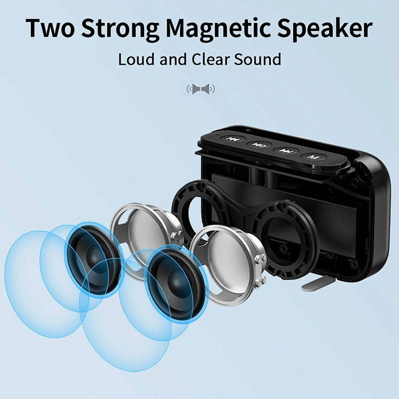 Portable Multifunction Bluetooth Speaker Support TF Card AUX Audio Music for Outdoor