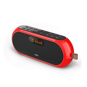 FM Radio Outdoor Digital BT Speaker 10W*2 Multi-function Bluetooth Audio Speaker with Number pad, LED Screen Display