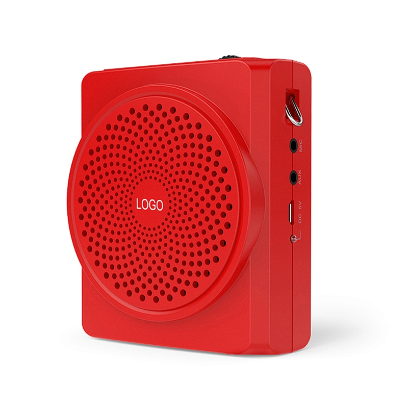 16W Loud Waistband PA Speaker Wired Microphone USB AUX Rechargeable Teacher Voice Amplifier