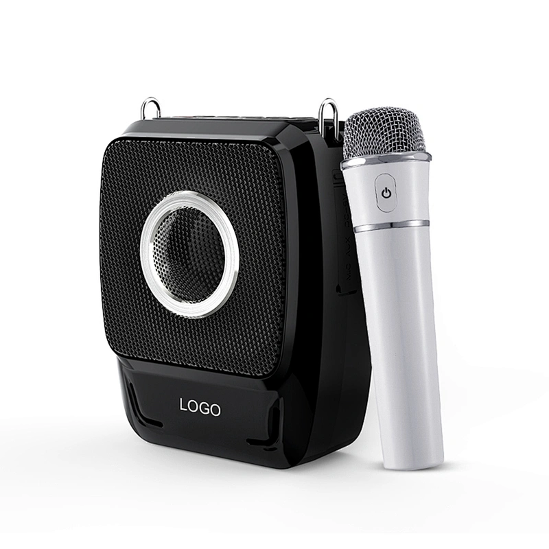 Multimedia Original Sound Voice Amplifier 25W Powerful Portable Rechargeable Speaker with Handheld Wireless Mic and Wired Mic