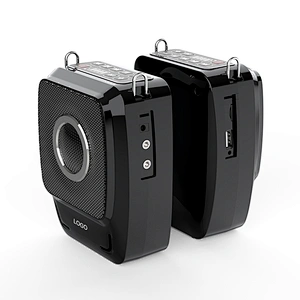Multimedia Original Sound Voice Amplifier 25W Powerful Portable Rechargeable Speaker with Handheld Wireless Mic and Wired Mic